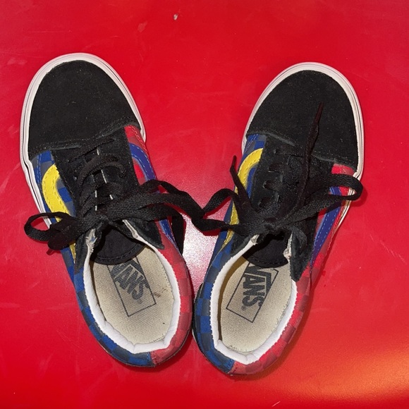 Vans old School multi colored US kids size 12.5 - Picture 6 of 7